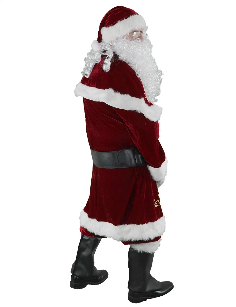 Santa Suit Christmas Santa Claus Costume for Men Women Adult Costume