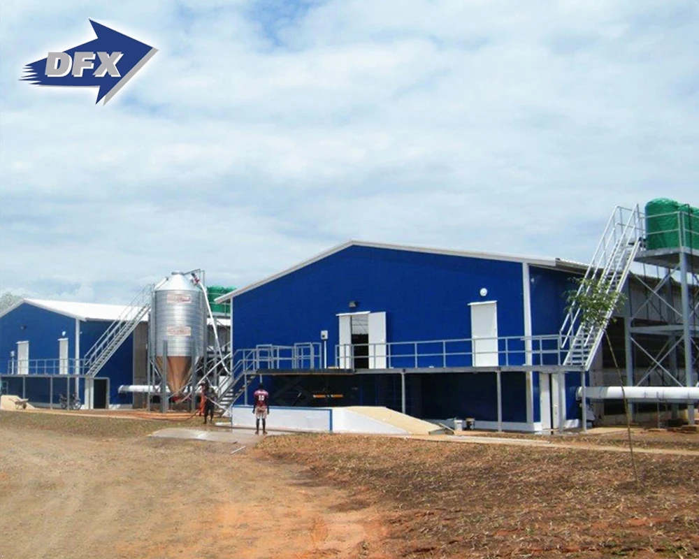 Индивидуальные сборные здания строительство высотный торговый центр зал сборный дом для курицы птицы