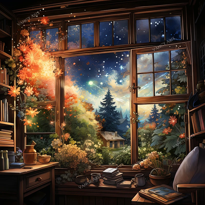 VANCY ARTS Custom DIY 5D Scenic Diamond Painting Kit Landscape Home Decoration Handmade Diamond art Set