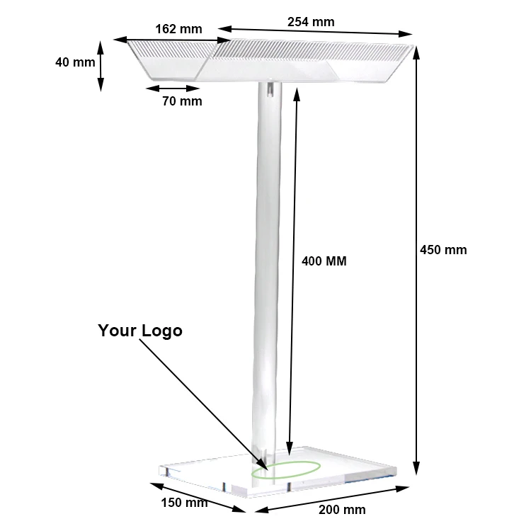 VONVIK Wholesale Acrylic Material Hair Extension Stand Hair Bundle Organizer For Stylists