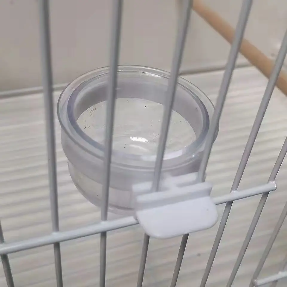 KWS Poultry Drinker Chicken Feeder Pigeon Drinking Feeding Cup Plastic Seed Hopper For Birds