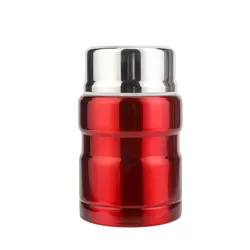 High quality 500ml 750ml Stainless Steel Thermal Food Jar Warmer Food Flask Vacuum Insulated Lunch Box Food Container