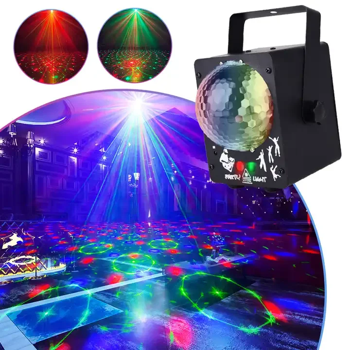 Factory EXW LED  Rgbw Disco Magic Ball Lamp  60 Patterns  Decorations AUTO Remote DJ  Beam Laser Stage Light For KTV Club Bar