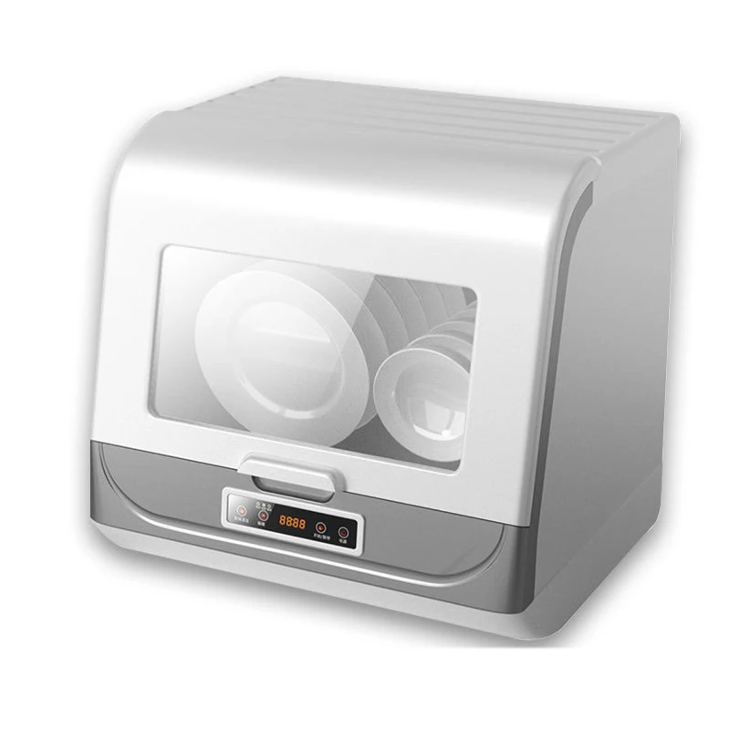 Dishwasher Full-automatic Domestic Desktop, Small Disinfection Cabinet Mini Intelligent Dishes Mini Washing Machine/
