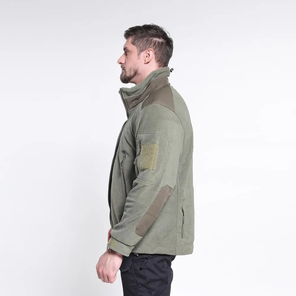 
Mens hunting polar fleece jacket for outdoor hiking and hunting 