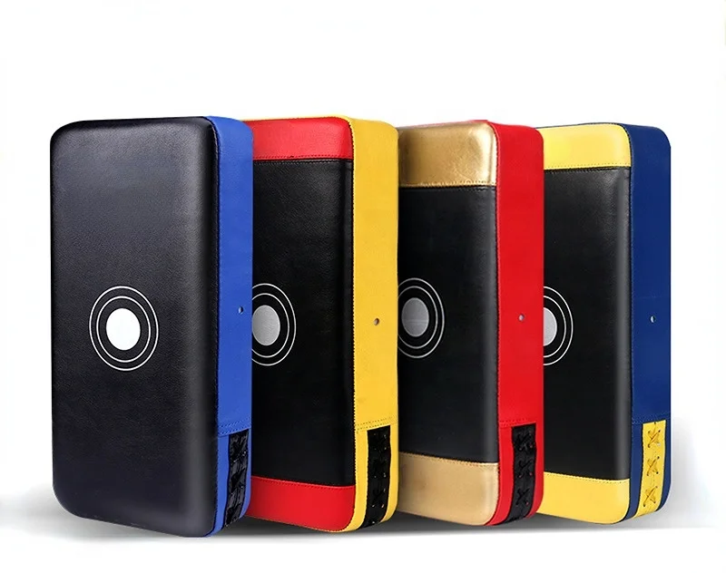 Professional Training Pu Leather Boxing Kicking Target Muay Thai Kick Pads Shields