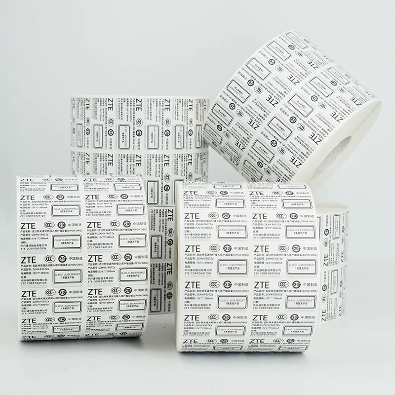 hot sale specialized custom adhesive stickers private logo security label