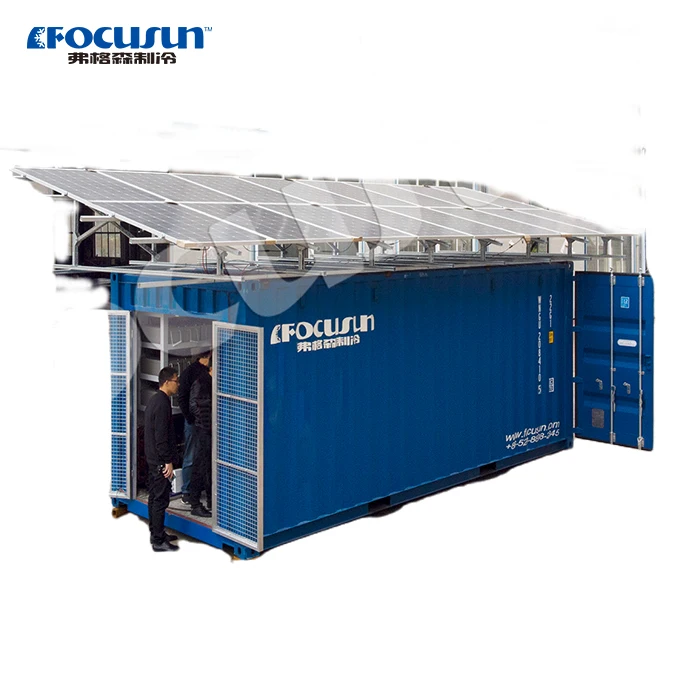 Green power-generating and Energy-saving technologies for solar refrigerator container