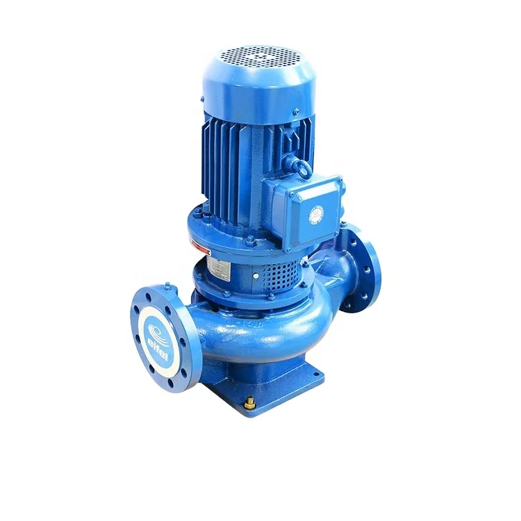 High-Pressure Vertical Inline Booster Pump 22kw Centrifugal Clean Water Pump Drinking Water Treatment Agriculture Cast Iron