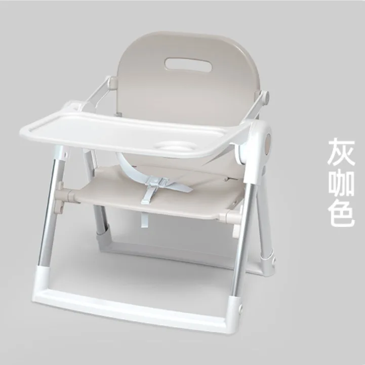 Wholesale Plastic Travel Booster Seat High Dining Chair 2 In 1 Portable Foldable Baby Feeding Chair