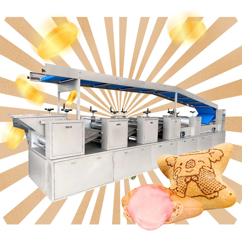 Automatic Biscuit Cookie Making Machine Soft Hard Cookie Baking Machine Biscuits Making Machine