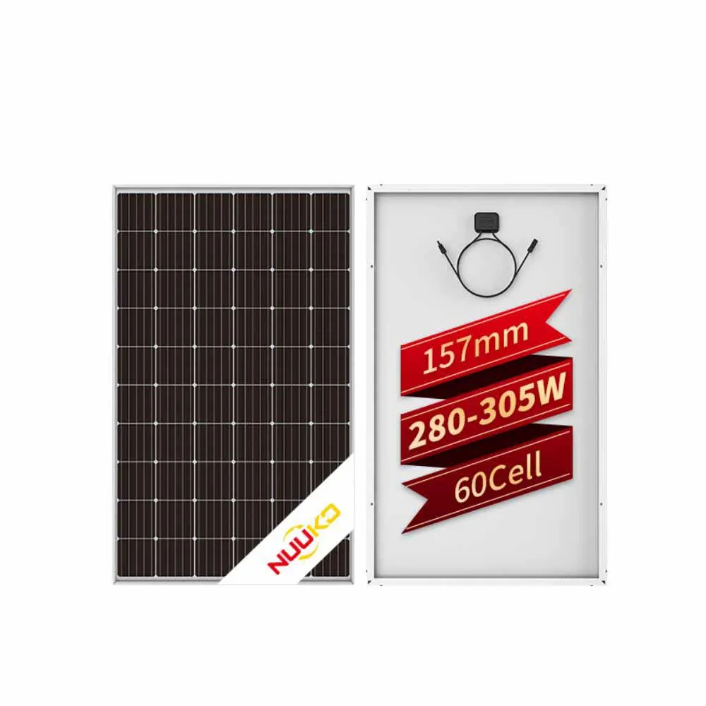 NUUKO Oem 280 Вт PERC 157 мм моно 60 полуячеек 285 290 295 300 305 домашняя энергия Pv модуль солнечной панели