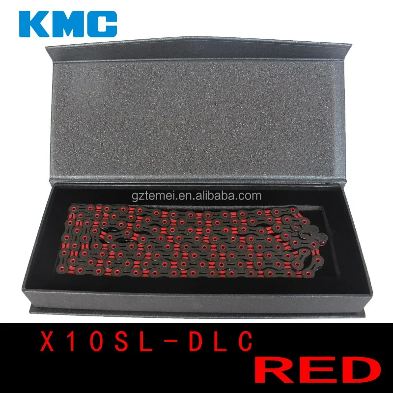 KMC 10 скоростей шоссейные велосипеды цепи X10SL переключатель системы High-end инструмент для демонтажа велосипеда MTB Diamond как покрытие