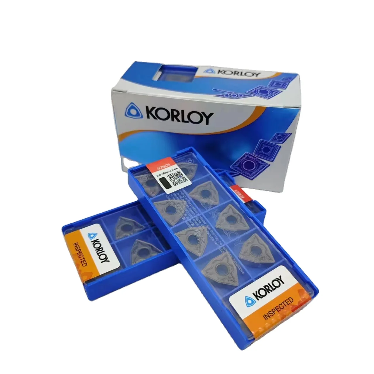 Korloys original cemented carbide insert WNMG080404/08/12 is used to CNC turning tool plate of MWLNR tool holder