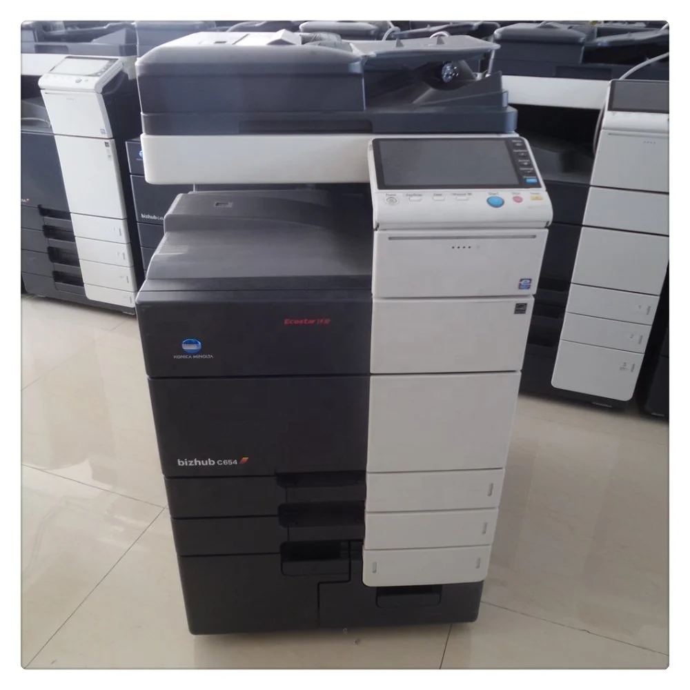 Многофункциональные цветные принтеры для фотокопировальной машины Konica Minolta Bizhub C654 C654e