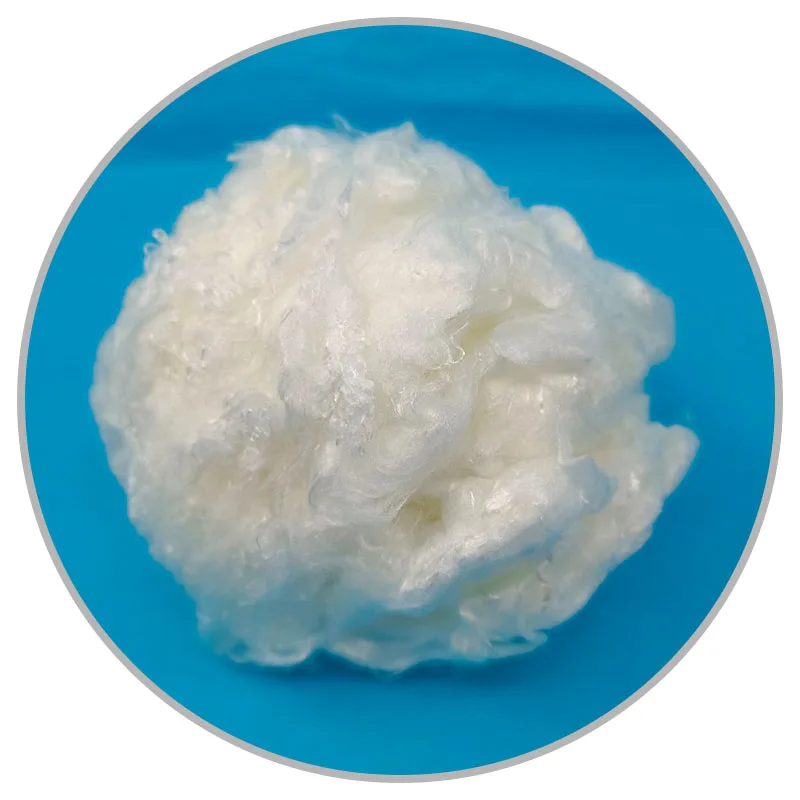 Антибактериальное 3d 38 мм бамбуковое волокно для спиннинга нетканое наполнение