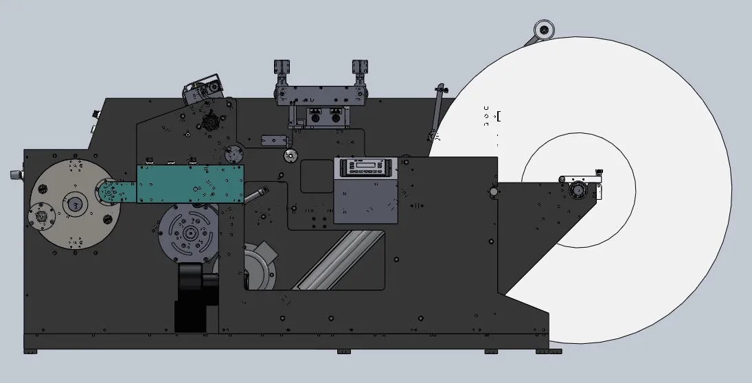GP-550F GoPRINTo High Quality Slitting Rewinding Machine for Labels and Film