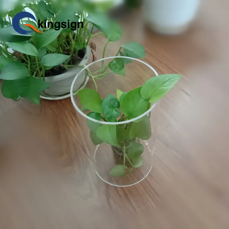 Kingsign 300mm diameter acrylic tube cast clear acrylic tube aquarium
