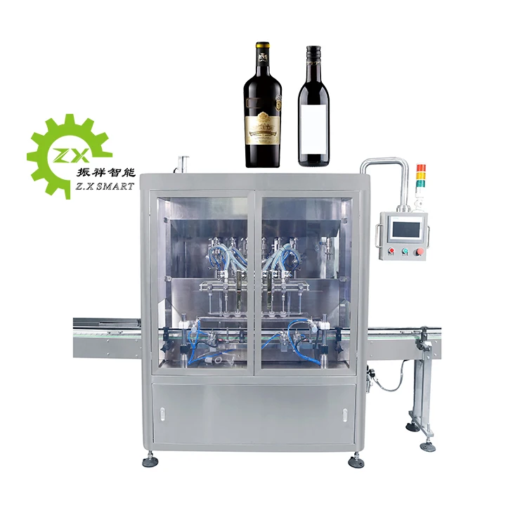 Four Or Six Head Automatic Wine Filler Vodka White Vinegar/Spirits Vinegar Bottle Filling Machine