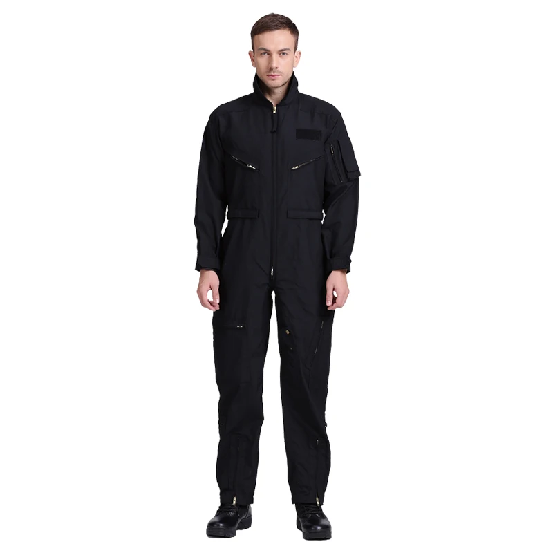 Nomex Black Flight Suit Pilot Coverall Cwu-27/P