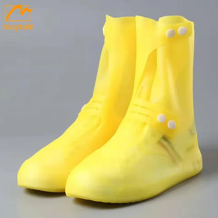 Waterproof Reusable Non-slip PVC Protective Boot Covers Rain Snow Overshoes Shoe Covers Case