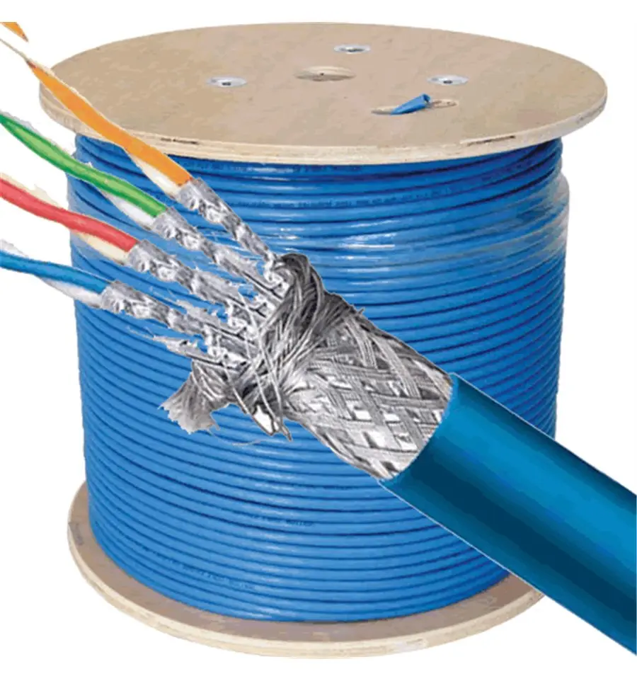 high frequency 23AWG Shielded Twisted Pair Cat7  Cat 7 FTP SFTP  network cable Ian cable