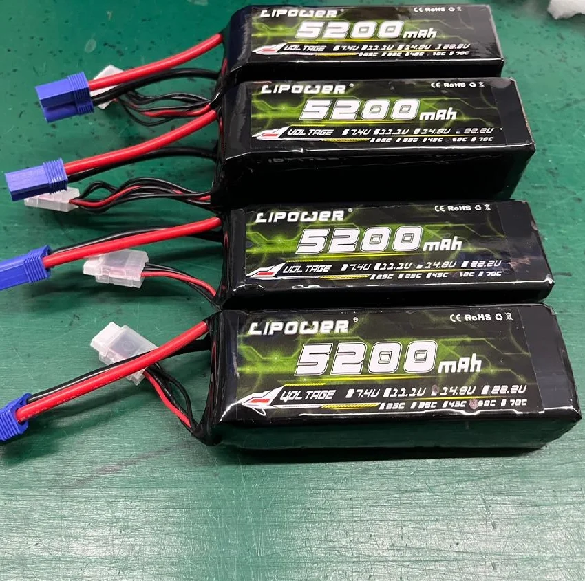 5200mah 3S/4S 11.1V 22.2V 35C Lipo Battery UAV FPV RC Quadcopter Drone Battery 10000mah 12000mah 14.8V 22.2V