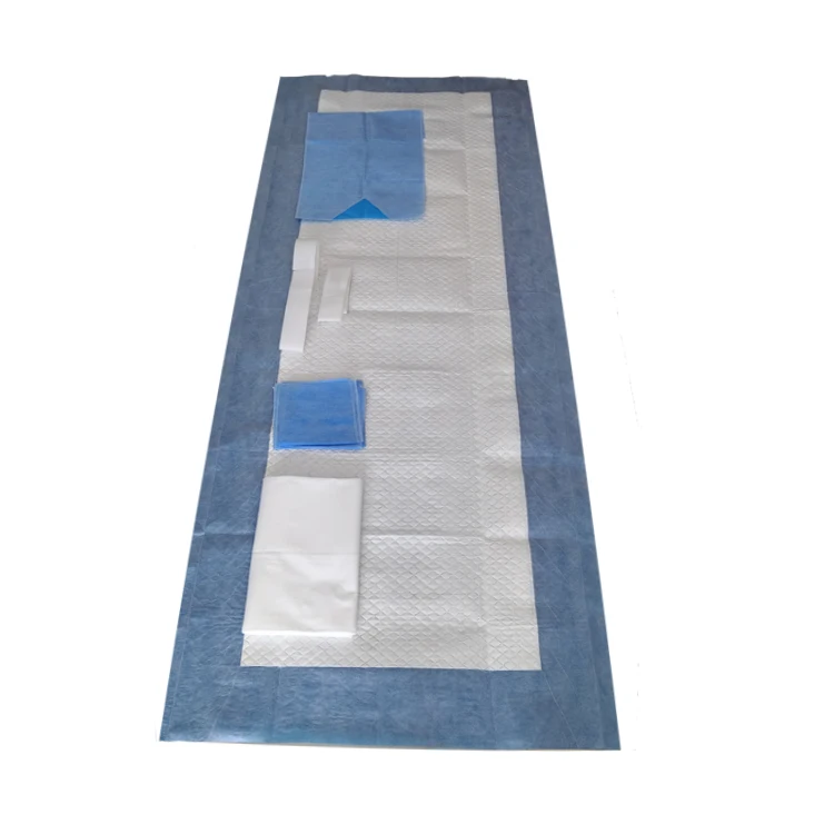 Manufacturer Direct Supply Disposable Sterile  Set with Prep Pad Disposable surgical set