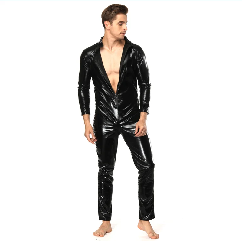 Wholesale inflatable latex costume latex catsuit men  sexy fashion catsuit for men
