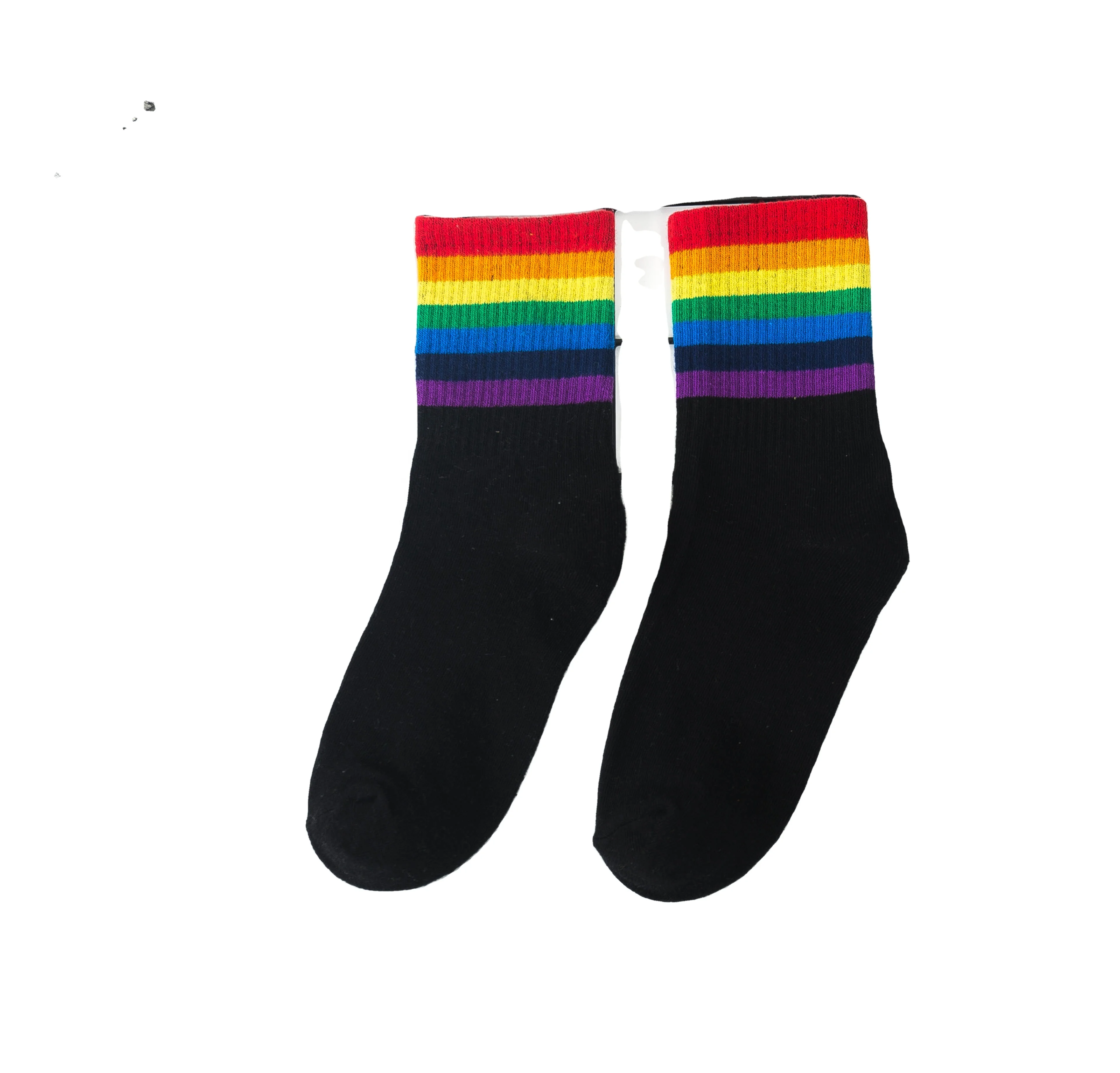 Summer thin striped sports stockings