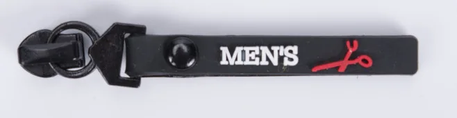 3#5#Waterproof zipper head clothing pants epoxy drop plastic zipper head Rubber drop puller Plastic puller nylon reverse puller