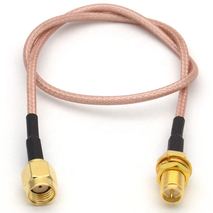 SMA-JK SMA Male to Female Antenna Extension Cable,Inner Screw Inner Hole to Outer Screw Inner Pin RG316 Adapter Cable