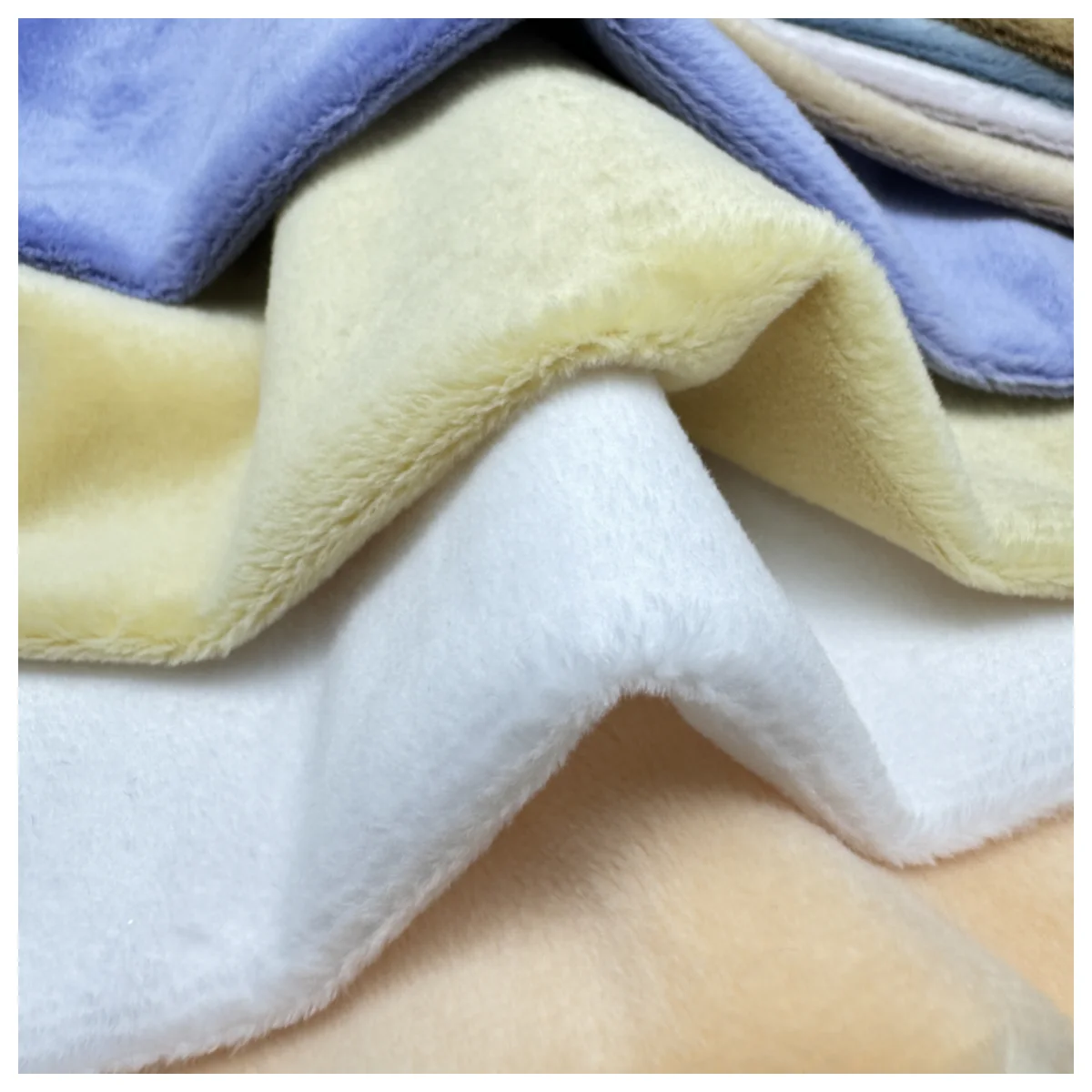 Plush  Fabric 100% Polyester Crystal Super Soft Velvet for Plush Toys, Pillow, Blankets