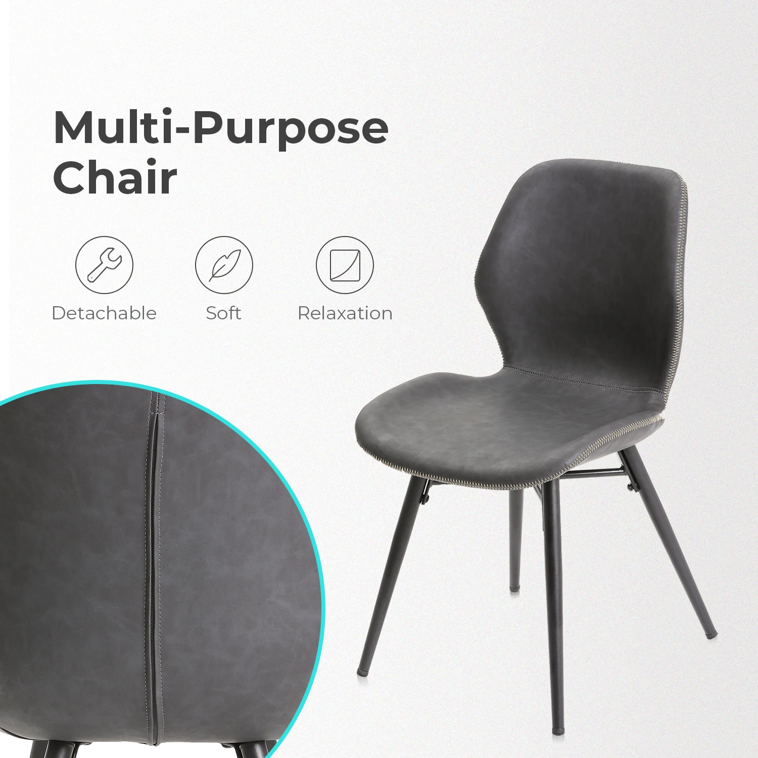 
Popular factory price Blue Velvet Black Painting Leg Dining Chair Modern Chair 