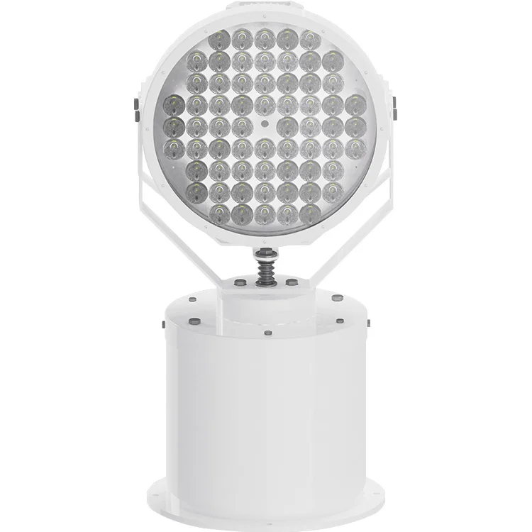 long range remote controlled led marine search light and spotlight with joystick panel for boat lighting