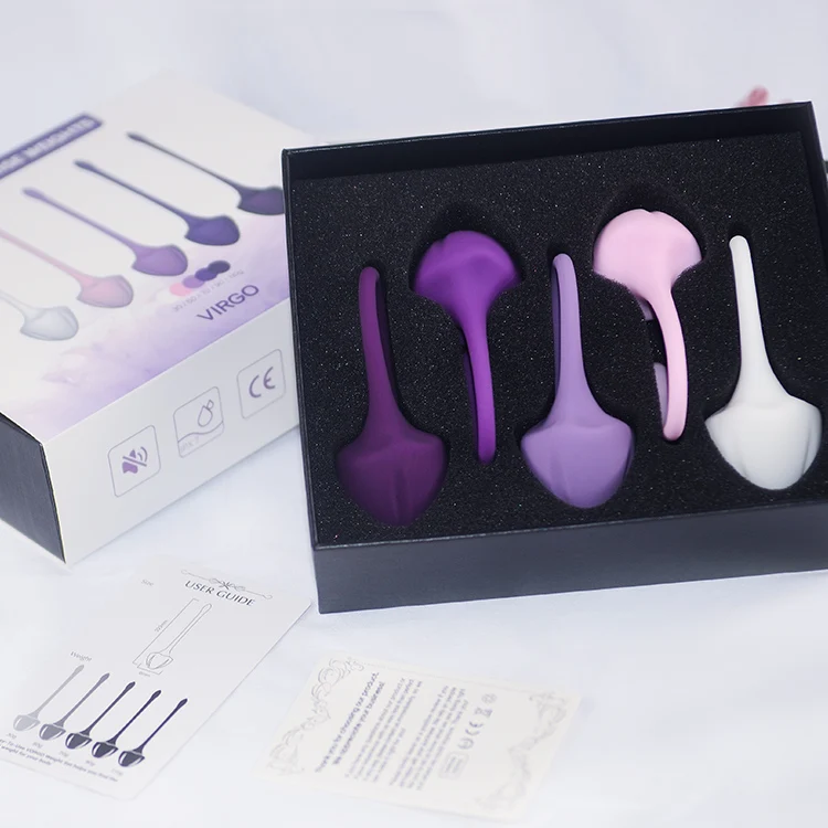 Soft Silicone Pelvic Floor Exerciser Kegel Balls Vaginal Tightening Silicone Kegel Balls