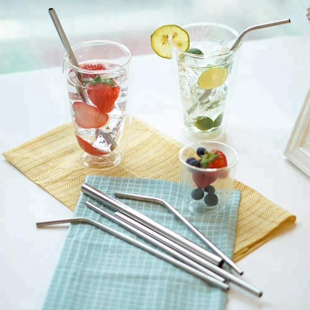 Wholesales Wholesale 20oz Black Rose Gold Silver Custom Portable Stainless Steel Reusable Straw