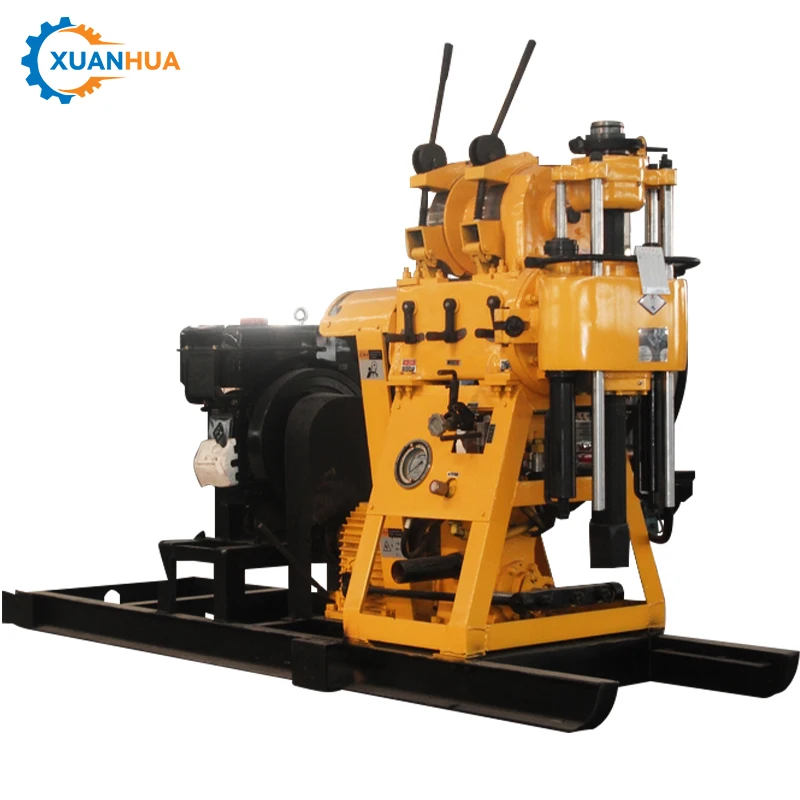 Professional 200m Depth Core Drilling Machine Mining Rotary Diesel Drill Well Water Borehole Drilling Machine