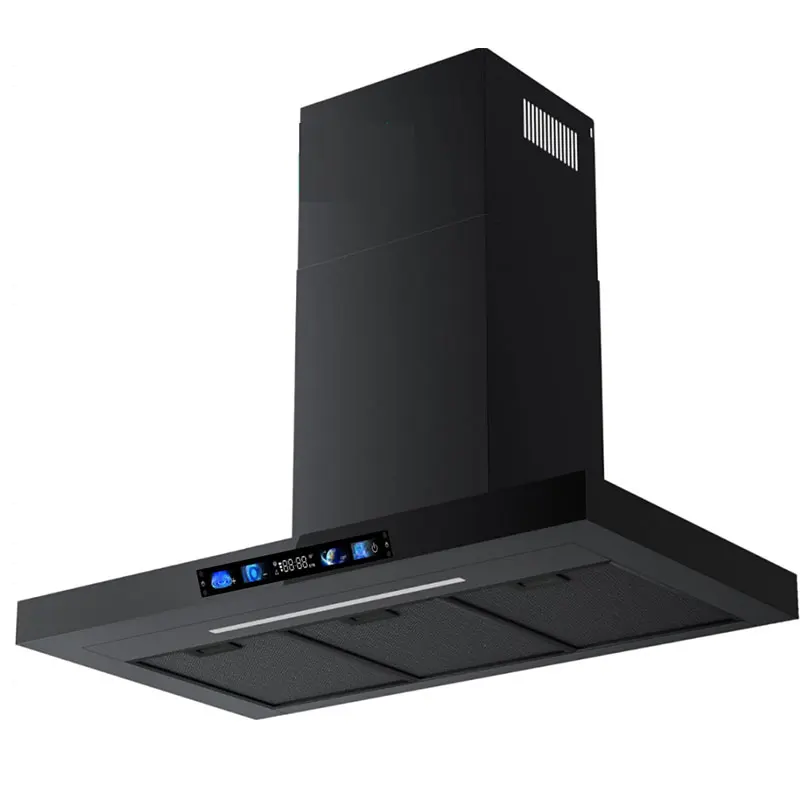 High Suction Range Hood Commercial Style Smart Kitchen Hood Easy Clean