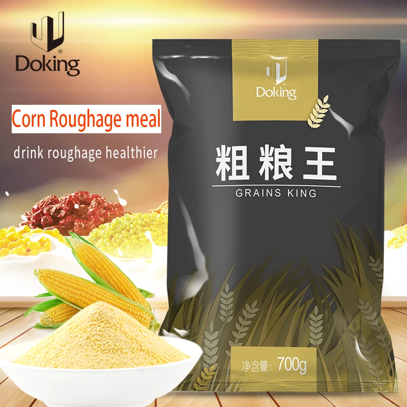 Grain king Wholesale Healthy Instant Nutritious Coarse Grain Breakfast Cereal Oat & Peanut Powder Roughage meal