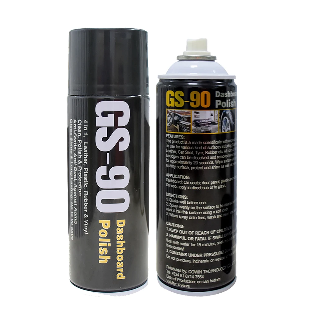 China car care and cleaning best car interior aerosol cleaner dashboard spray silicone dashboard polish