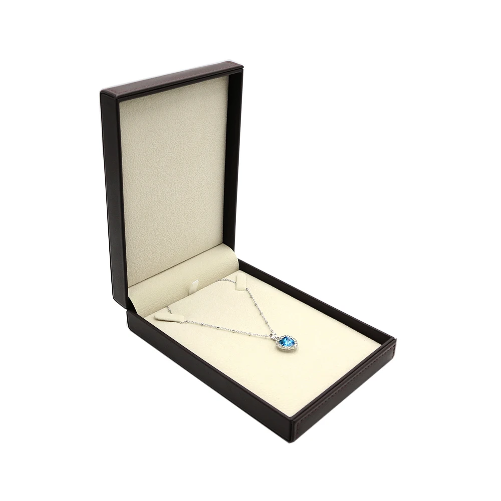 Good Price Factory Wholesale High Quality Custom Logo Jewelry Gift Packaging Box Set Necklace Pu leather Ring Set Jewelry Boxes