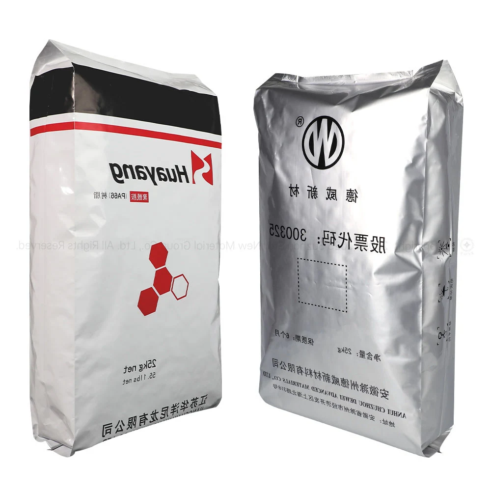 25KG Moisture Barrier Big Bag Custom Beryllium Wheat Sugar Powder Aluminum Foil Bag For Plastic Pellets