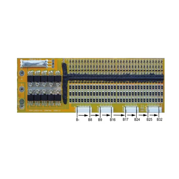 Плата аккумулятора BMS 32S 96V PCM LiFePO4 32s 16A smart BMS