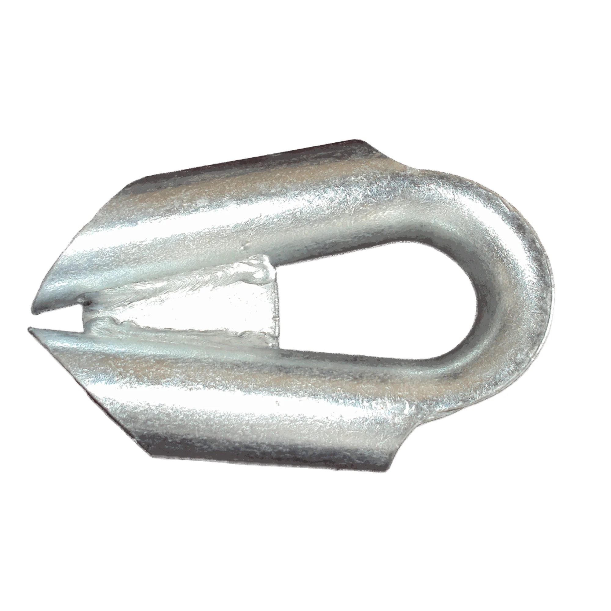 steel pipe thimble with gusset with sharp end
