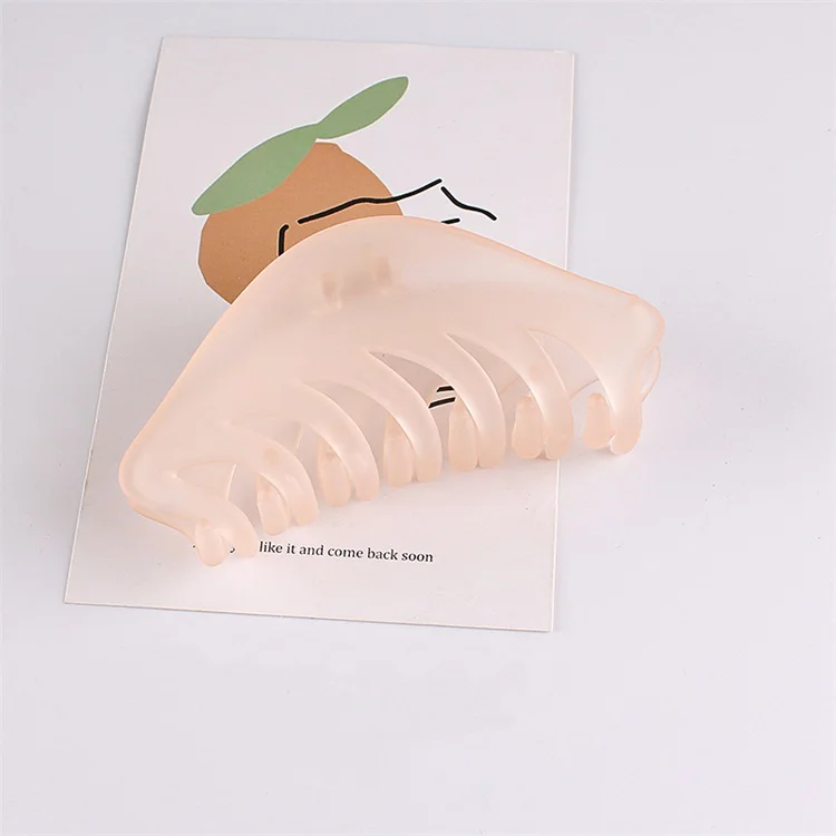 Заколки для волос с акриловыми бабочками, японский и корейский зажим, цветные полукруглые большие матовые украшения, аксессуары, женские зажимы для волос