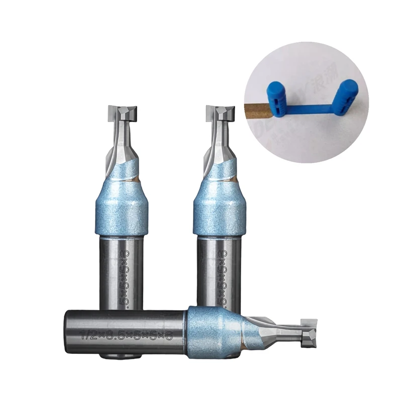 Carbidetipped Invisible Fastener Keyhole Milling Cutter T Slotting Joint Connector Grooving Router Bit for Cabinet