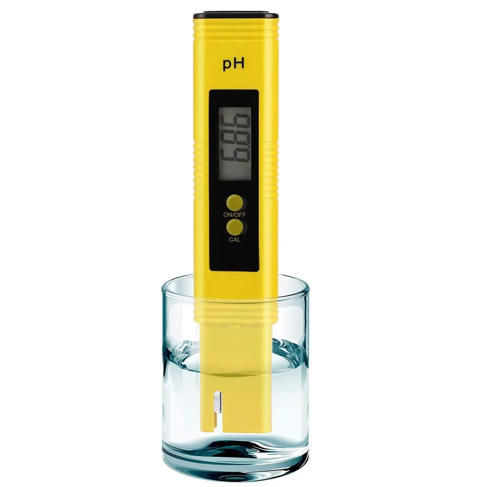PH Tester Digital PH Meter, Professional PH Pen with 0.01 PH High Accuracy, 0-14 PH Measurement Range, Ideal Water PH10