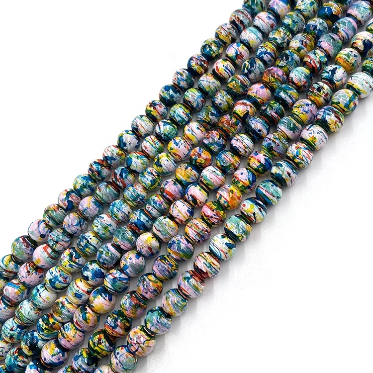 factory supply glass beads new design picture glass beads for garment