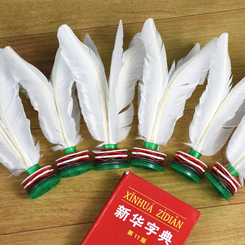 Bulk Order Cheap Price Custom Color Logo Package Colorful Kick Shuttlecock Turkey Feather Jianzi Wholesale